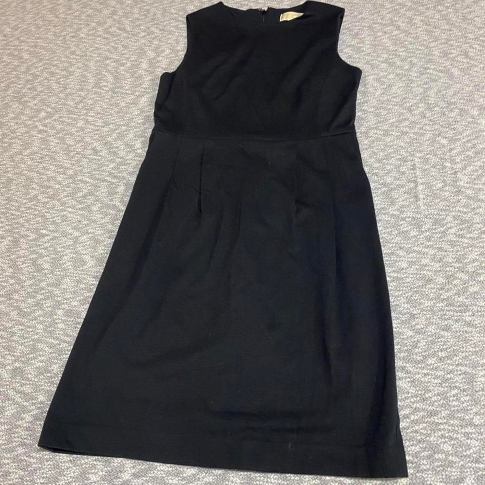 Michael Kors black sleeveless cocktail dress knee length women 4. SKU810